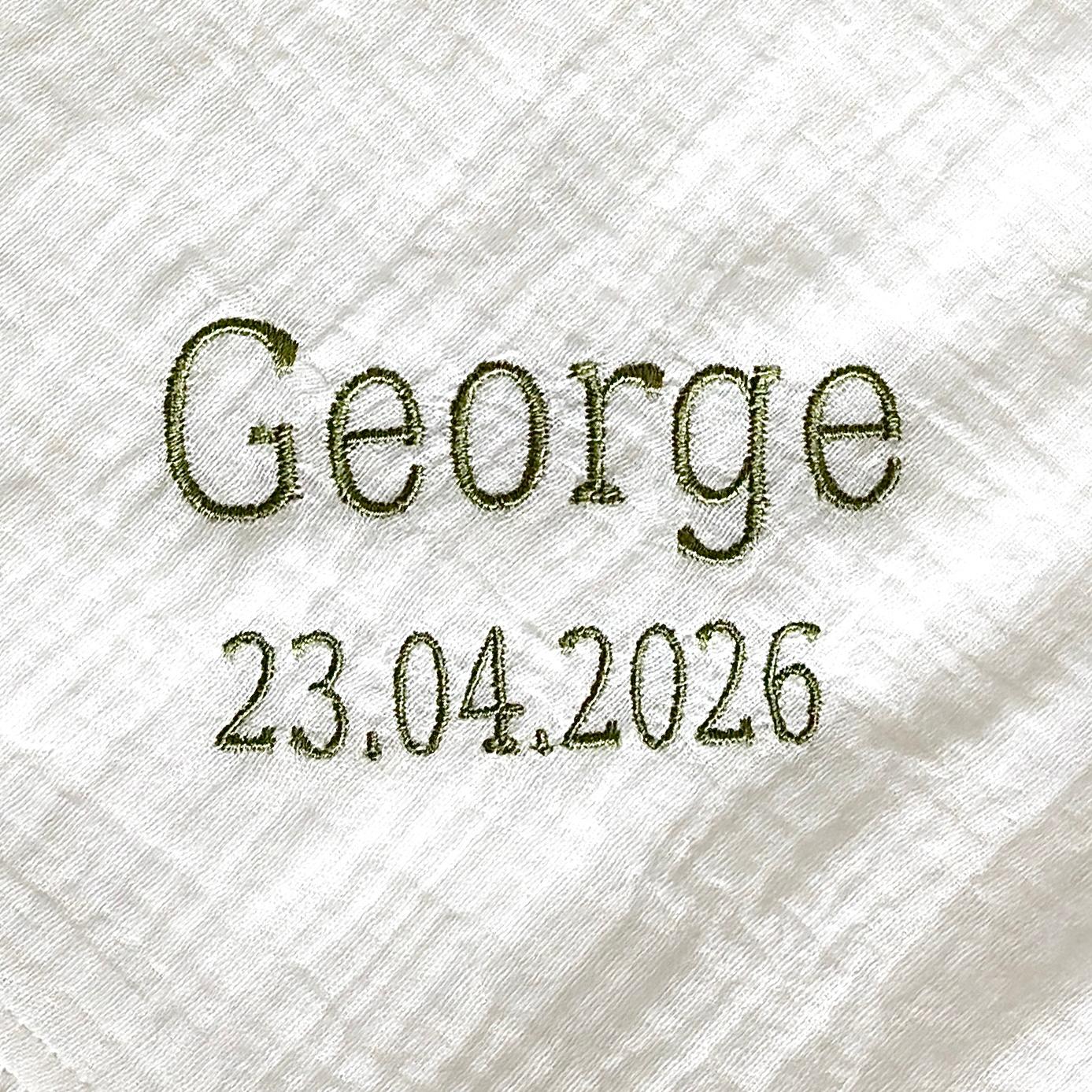 Set Trusou personalizat pentru Botez -George