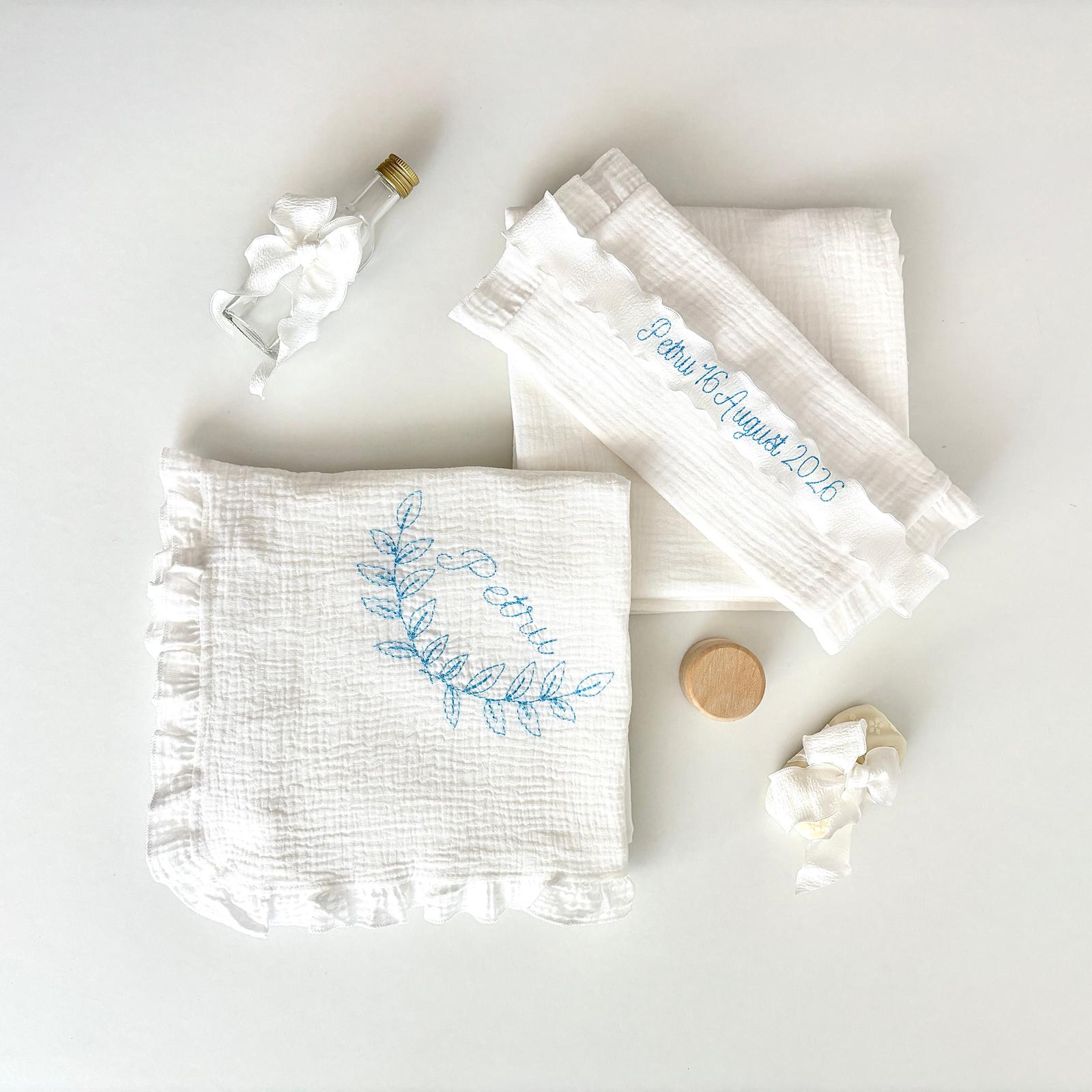 Set Trusou personalizat pentru Botez -Petru