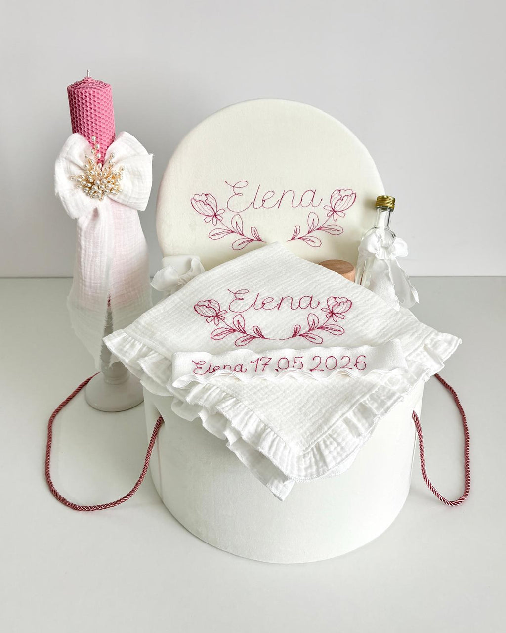 Set Trusou personalizat pentru Botez -Elena