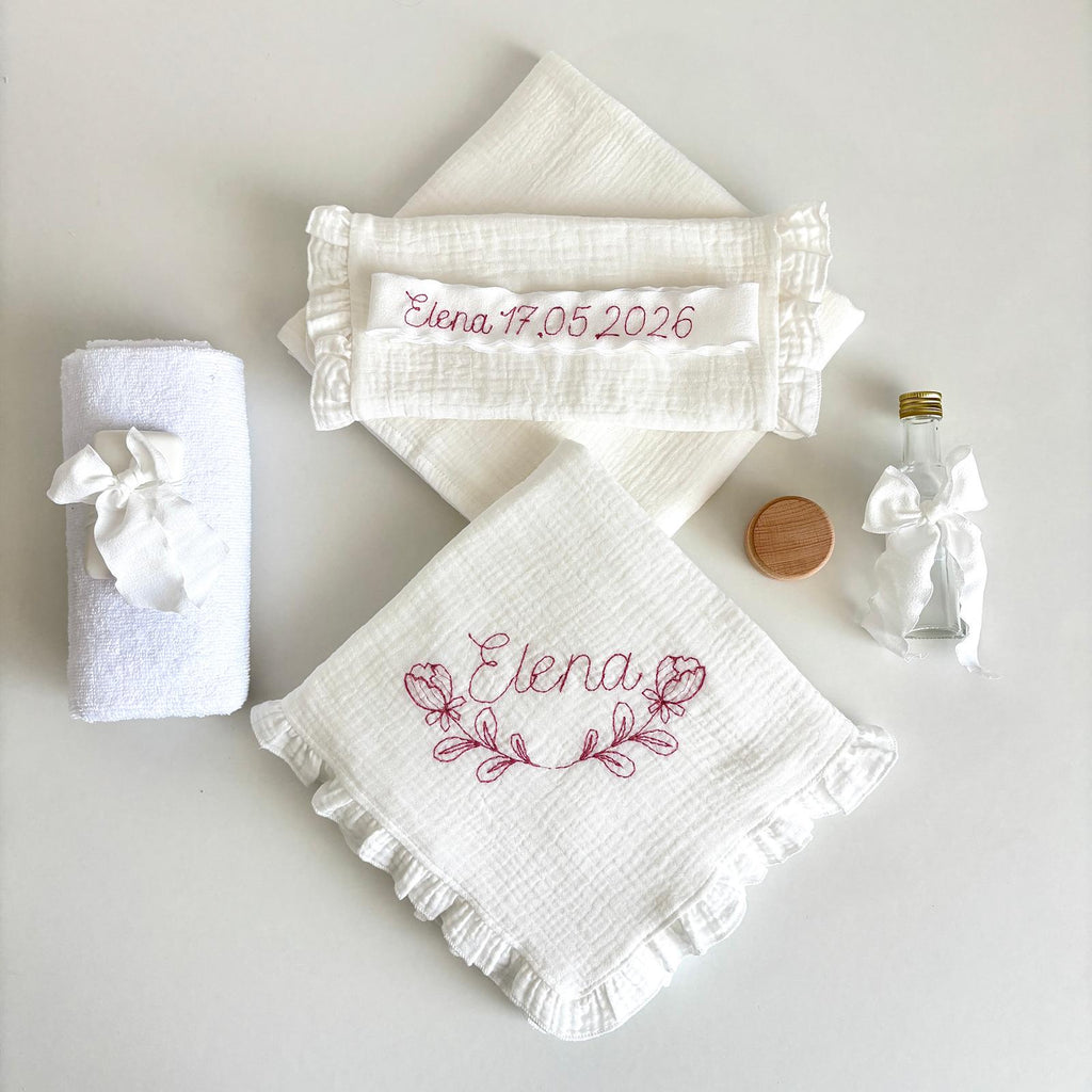 Set Trusou personalizat pentru Botez -Elena