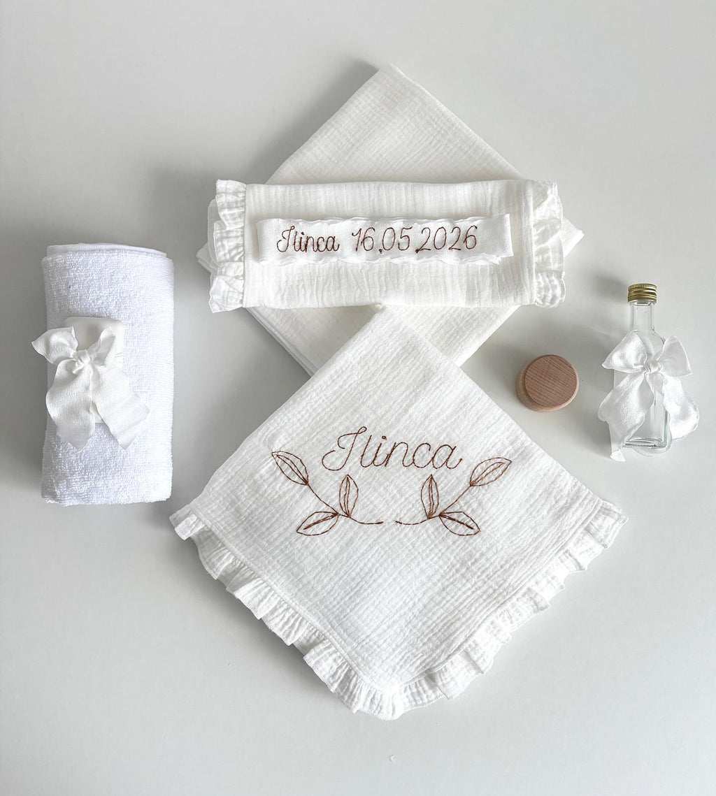 Set Trusou personalizat pentru Botez -Ilinca