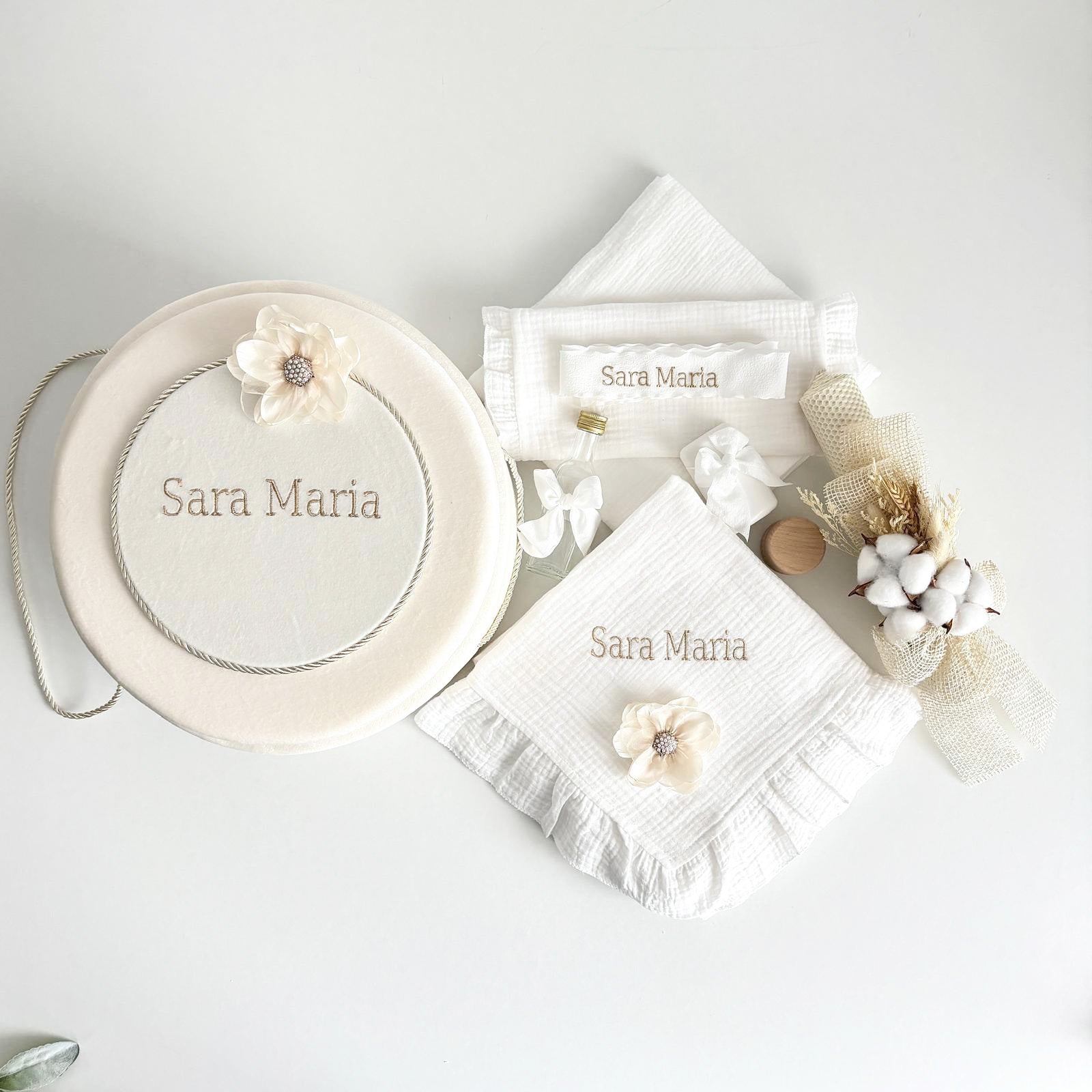 Set Trusou personalizat pentru Botez- Sara Maria