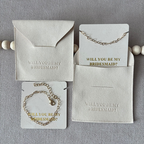 Brățată cu mesaj- WILL YOU BE MY BRIDESMAID? 07