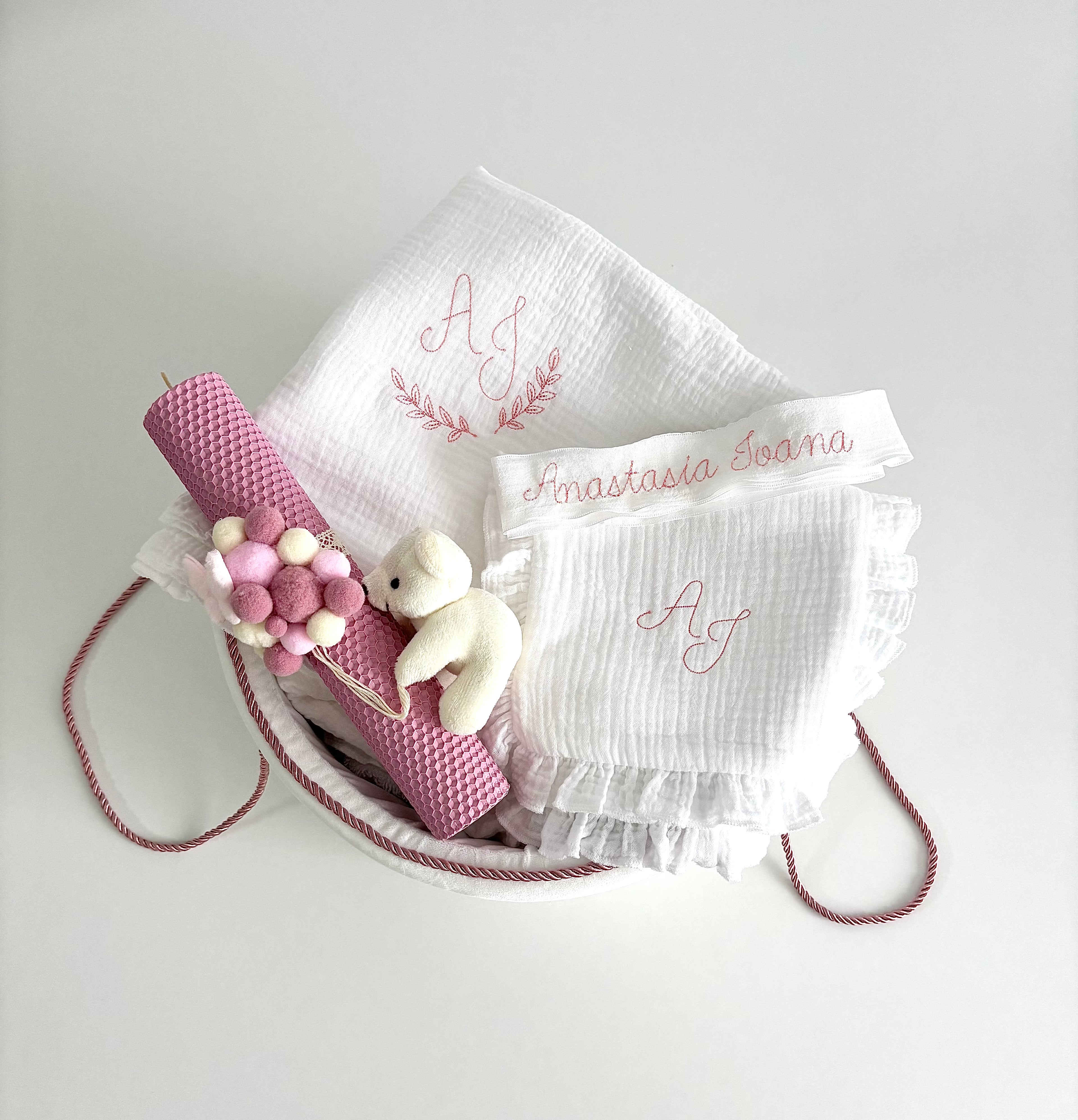 Trusou personalizat pentru botez – complet și elegant