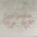 Set Trusou din Muselina Pentru Botez Personalizat + Cutie Pentru Trusou Personalizată si Lumânare TB031