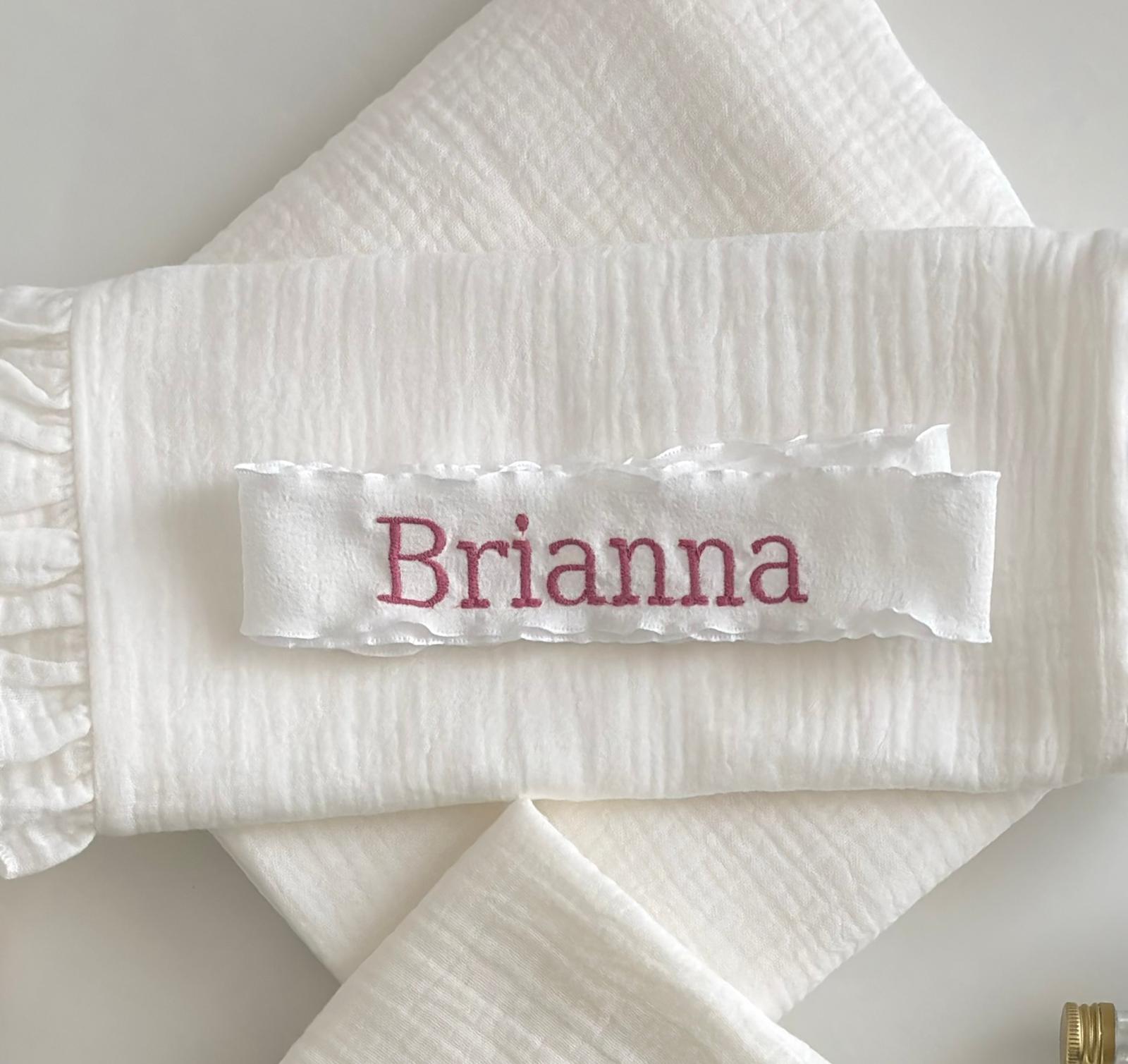 Set Trusou personalizat pentru Botez la Biserică -Brianna