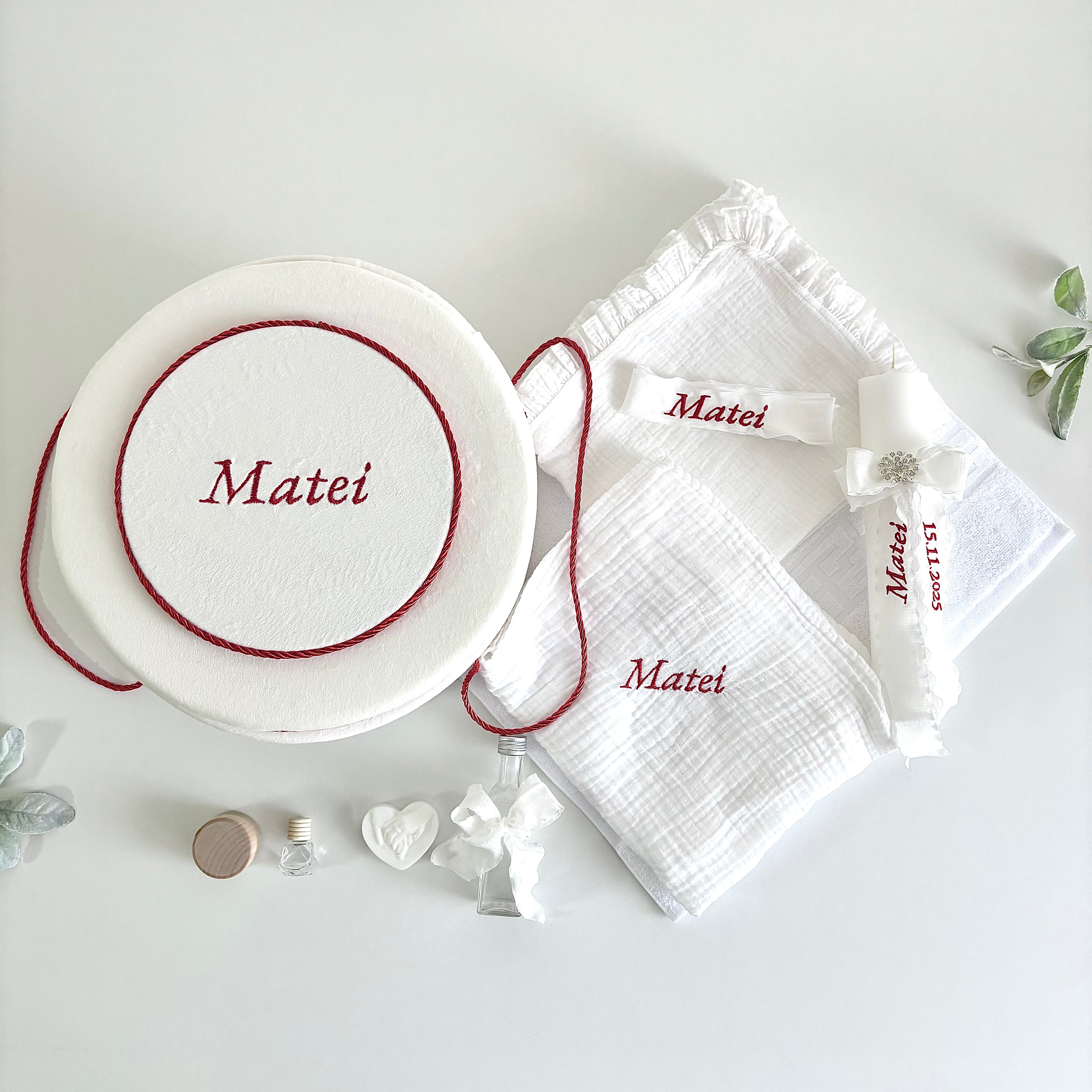 Set Trusou Personalizat pentru Botez – Model B023