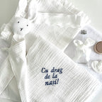 Trusou Personalizat pentru Botez si Cutie pentru trusou – Model B035