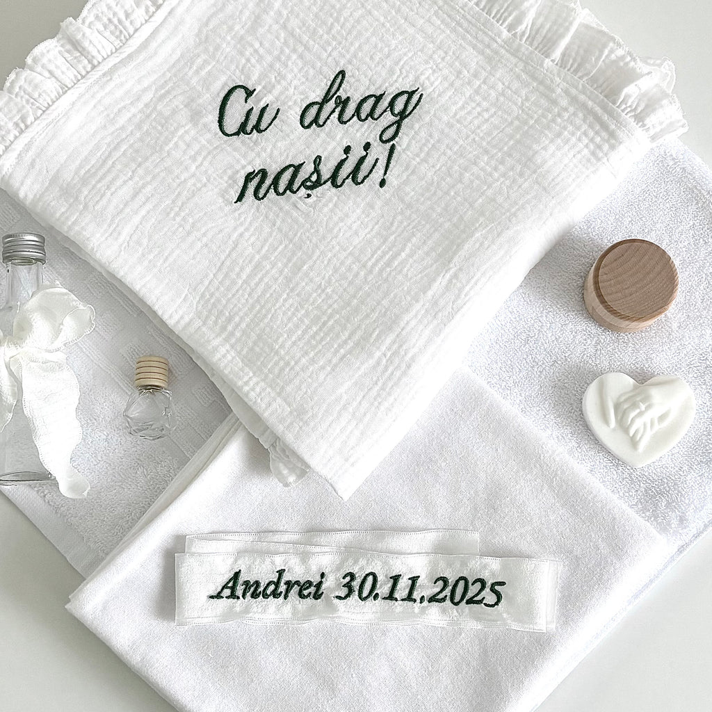 Trusou Personalizat pentru Botez – Model B028