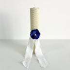 Set -Trusou din muselina Personalizat pentru Botez + Cutie pentru trusou + Lumânare pentru Botez - Model 1021