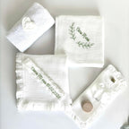 Trusou din muselina Personalizat pentru Botez -Model 0109