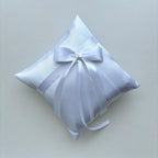 Coșuleț și Pernuță pentru Nuntă cu panglică albă