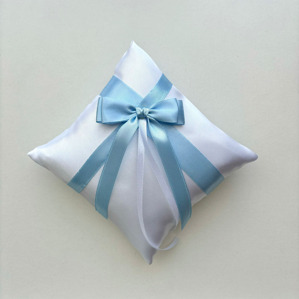 Coșuleț și Pernuță pentru Nuntă cu panglică Bleo